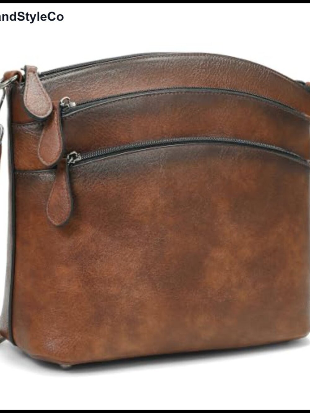 Medium Leather Crossbody Bag Adjustable Strap Shoulder Purse